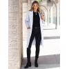 imageANRABESS Women Cardigan Sweater Jackets Open Front Thick Knit Oversized Blazer Coatigan 2025 Fall Winter Long Coats OutwearLight Blue