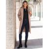 imageANRABESS Women Cardigan Sweater Jackets Open Front Thick Knit Oversized Blazer Coatigan 2025 Fall Winter Long Coats OutwearLight Camel