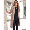 imageANRABESS Women Cardigan Sweater Jackets Open Front Thick Knit Oversized Blazer Coatigan 2025 Fall Winter Long Coats OutwearLight Camel