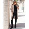 imageANRABESS Women Cardigan Sweater Jackets Open Front Thick Knit Oversized Blazer Coatigan 2025 Fall Winter Long Coats OutwearLight Khaki