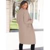 imageANRABESS Women Cardigan Sweater Jackets Open Front Thick Knit Oversized Blazer Coatigan 2025 Fall Winter Long Coats OutwearLight Khaki
