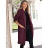 imageANRABESS Women Cardigan Sweater Jackets Open Front Thick Knit Oversized Blazer Coatigan 2025 Fall Winter Long Coats OutwearMaroon