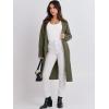 imageANRABESS Women Cardigan Sweater Jackets Open Front Thick Knit Oversized Blazer Coatigan 2025 Fall Winter Long Coats OutwearOlive