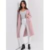 imageANRABESS Women Cardigan Sweater Jackets Open Front Thick Knit Oversized Blazer Coatigan 2025 Fall Winter Long Coats OutwearPink