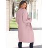 imageANRABESS Women Cardigan Sweater Jackets Open Front Thick Knit Oversized Blazer Coatigan 2025 Fall Winter Long Coats OutwearPink