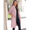 imageANRABESS Women Cardigan Sweater Jackets Open Front Thick Knit Oversized Blazer Coatigan 2025 Fall Winter Long Coats OutwearPink