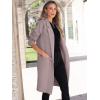 imageANRABESS Women Cardigan Sweater Jackets Open Front Thick Knit Oversized Blazer Coatigan 2025 Fall Winter Long Coats OutwearRed Apricot
