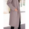 imageANRABESS Women Cardigan Sweater Jackets Open Front Thick Knit Oversized Blazer Coatigan 2025 Fall Winter Long Coats OutwearRed Apricot