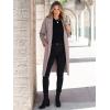 imageANRABESS Women Cardigan Sweater Jackets Open Front Thick Knit Oversized Blazer Coatigan 2025 Fall Winter Long Coats OutwearRed Apricot