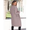 imageANRABESS Women Cardigan Sweater Jackets Open Front Thick Knit Oversized Blazer Coatigan 2025 Fall Winter Long Coats OutwearRed Apricot
