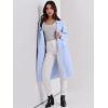 imageANRABESS Women Cardigan Sweater Jackets Open Front Thick Knit Oversized Blazer Coatigan 2025 Fall Winter Long Coats OutwearSky