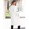 imageANRABESS Women Cardigan Sweater Jackets Open Front Thick Knit Oversized Blazer Coatigan 2025 Fall Winter Long Coats OutwearWhite