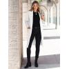 imageANRABESS Women Cardigan Sweater Jackets Open Front Thick Knit Oversized Blazer Coatigan 2025 Fall Winter Long Coats OutwearWhite