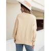 imageANRABESS Women Crewneck Batwing Long Sleeve 2024 Fall Oversized Side Slit Ribbed Knit Pullover Sweaters Top Cozy OutfitsApricot