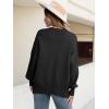 imageANRABESS Women Crewneck Batwing Long Sleeve 2024 Fall Oversized Side Slit Ribbed Knit Pullover Sweaters Top Cozy OutfitsBlack