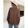 imageANRABESS Women Crewneck Batwing Long Sleeve 2024 Fall Oversized Side Slit Ribbed Knit Pullover Sweaters Top Cozy OutfitsCoffee