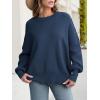 imageANRABESS Women Crewneck Batwing Long Sleeve 2024 Fall Oversized Side Slit Ribbed Knit Pullover Sweaters Top Cozy OutfitsDeep Blue