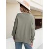 imageANRABESS Women Crewneck Batwing Long Sleeve 2024 Fall Oversized Side Slit Ribbed Knit Pullover Sweaters Top Cozy OutfitsGray Coffee