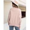 imageANRABESS Women Crewneck Batwing Long Sleeve 2024 Fall Oversized Side Slit Ribbed Knit Pullover Sweaters Top Cozy OutfitsPink