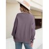 imageANRABESS Women Crewneck Batwing Long Sleeve 2024 Fall Oversized Side Slit Ribbed Knit Pullover Sweaters Top Cozy OutfitsPurple