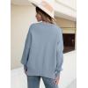 imageANRABESS Women Crewneck Batwing Long Sleeve 2024 Fall Oversized Side Slit Ribbed Knit Pullover Sweaters Top Cozy OutfitsSky Blue