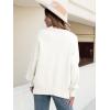 imageANRABESS Women Crewneck Batwing Long Sleeve 2024 Fall Oversized Side Slit Ribbed Knit Pullover Sweaters Top Cozy OutfitsWhite