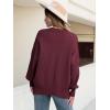imageANRABESS Women Crewneck Batwing Long Sleeve 2024 Fall Oversized Side Slit Ribbed Knit Pullover Sweaters Top Cozy OutfitsWine Red