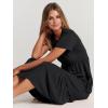 imageANRABESS Women Summer Maxi Dress Short Sleeve Swing Casual Asymmetric Tiered Vacation Long Beach Sundress OutfitsBlack