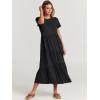 imageANRABESS Women Summer Maxi Dress Short Sleeve Swing Casual Asymmetric Tiered Vacation Long Beach Sundress OutfitsBlack