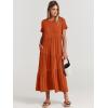 imageANRABESS Women Summer Maxi Dress Short Sleeve Swing Casual Asymmetric Tiered Vacation Long Beach Sundress OutfitsBrick Red