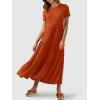 imageANRABESS Women Summer Maxi Dress Short Sleeve Swing Casual Asymmetric Tiered Vacation Long Beach Sundress OutfitsBrick Red