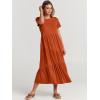 imageANRABESS Women Summer Maxi Dress Short Sleeve Swing Casual Asymmetric Tiered Vacation Long Beach Sundress OutfitsBrick Red