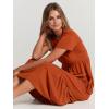 imageANRABESS Women Summer Maxi Dress Short Sleeve Swing Casual Asymmetric Tiered Vacation Long Beach Sundress OutfitsBrick Red