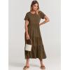 imageANRABESS Women Summer Maxi Dress Short Sleeve Swing Casual Asymmetric Tiered Vacation Long Beach Sundress OutfitsCoffee