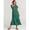 imageANRABESS Women Summer Maxi Dress Short Sleeve Swing Casual Asymmetric Tiered Vacation Long Beach Sundress OutfitsGreen