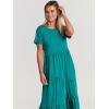 imageANRABESS Women Summer Maxi Dress Short Sleeve Swing Casual Asymmetric Tiered Vacation Long Beach Sundress OutfitsLake
