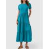 imageANRABESS Women Summer Maxi Dress Short Sleeve Swing Casual Asymmetric Tiered Vacation Long Beach Sundress OutfitsSky Blue