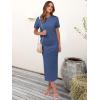 imageANRABESS Womens 2 Piece Outfits Striped Sweater Skirt Sets 2025 Summer Casual Short Sleeve Pullover Tops Travel Midi DressDark Blue