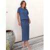 imageANRABESS Womens 2 Piece Outfits Striped Sweater Skirt Sets 2025 Summer Casual Short Sleeve Pullover Tops Travel Midi DressDark Blue