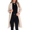 imageANRABESS Women Cardigan Sweater Jackets Open Front Thick Knit Oversized Blazer Coatigan 2025 Fall Winter Long Coats OutwearApricot