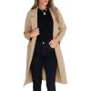 imageANRABESS Women Cardigan Sweater Jackets Open Front Thick Knit Oversized Blazer Coatigan 2025 Fall Winter Long Coats OutwearDeep Apricot