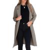 imageANRABESS Women Cardigan Sweater Jackets Open Front Thick Knit Oversized Blazer Coatigan 2025 Fall Winter Long Coats OutwearGray