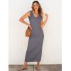 imageANRABESS Womens 2 Piece Outfits Summer Sweater Skirt Sets Casual Sleeveless V Neck Ribbed Vest Knit Tops Midi DressGrey Purple