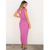 imageANRABESS Womens 2 Piece Outfits Summer Sweater Skirt Sets Casual Sleeveless V Neck Ribbed Vest Knit Tops Midi DressHot Pink