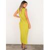 imageANRABESS Womens 2 Piece Outfits Summer Sweater Skirt Sets Casual Sleeveless V Neck Ribbed Vest Knit Tops Midi DressLemon Yellow