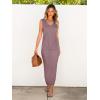 imageANRABESS Womens 2 Piece Outfits Summer Sweater Skirt Sets Casual Sleeveless V Neck Ribbed Vest Knit Tops Midi DressLight Purple