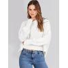 imageANRABESS Womens Oversized Crewneck Cropped Sweaters Long Batwing Sleeve Side Slit Ribbed Knit Pullover Tops 2024 Fall TrendyWhite