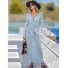 imageANRABESS Womens Swimsuit Swim Crochet Cover Up 2025 Summer Knit Bathing Suit Sexy Swimwears Vacation Bodycon Beach DressLight Blue