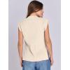 imageANRABESS Womens V Neck Sweater Vest Oversized Sleeveless Tops Casual Ribbed Knit Loose 2025 Summer Tank Top Outfits ClothesBeige