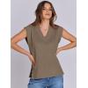 imageANRABESS Womens V Neck Sweater Vest Oversized Sleeveless Tops Casual Ribbed Knit Loose 2025 Summer Tank Top Outfits ClothesBrown